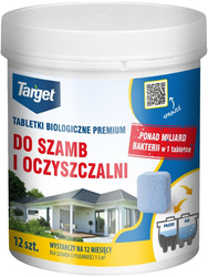 Tabletki Biologiczne Premium Do Szamba i Oczyszczalni – 12 szt. Target