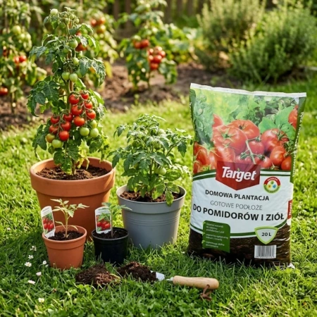 Ziemia Podłoże Do Pomidorów i Ziół – Domowa Plantacja – 20 l Target