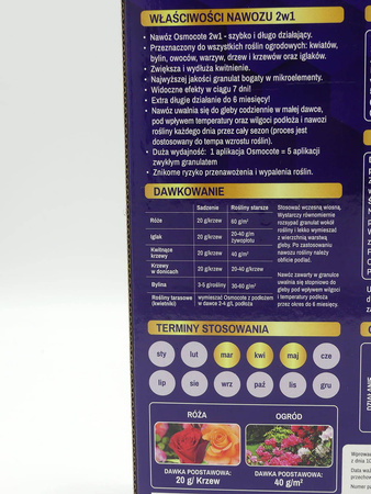 Nawóz Do Ogrodu 2w1 – Osmocote Długodziałajacy – 1,25 kg Substral