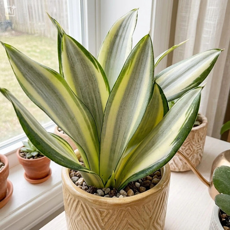 Sansewieria (Sansevieria trifasciata Green Ghost) – sadzonka