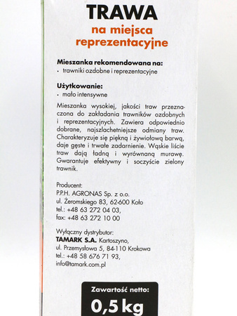 Gracja – Trawa Gazonowa – 0,5 kg Target