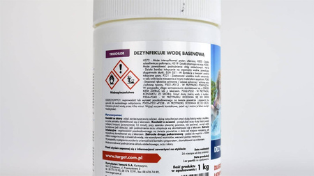 Triochlor – Tabletki Dezynfekujące Wodę Basenową – 1 kg Target (5x200g)