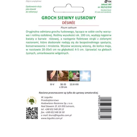 Groch Łuskowy 'Desiree' – 20 g Legutko