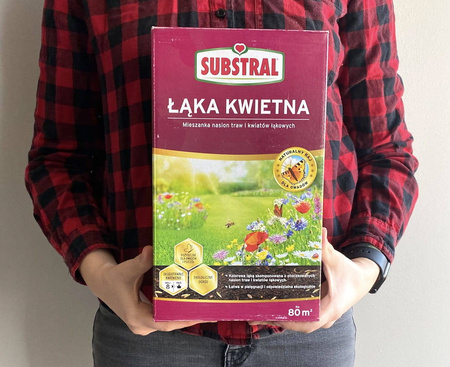 Łąka Kwietna – Kwiaty i Trawy Otoczkowane – 800 g Substral