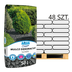 Mulcz Dekoracyjny Aqua Save – Szary – Paleta 48x50 l Agaris