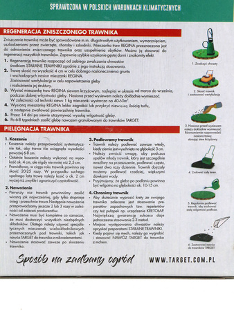 Regina – Trawa Regeneracyjna – Do Uzupełniania Ubytków – 0,5 kg Target