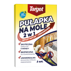 Pułapka Lep Na Mole Kuchenne i Ubraniowe – 2 szt. Target