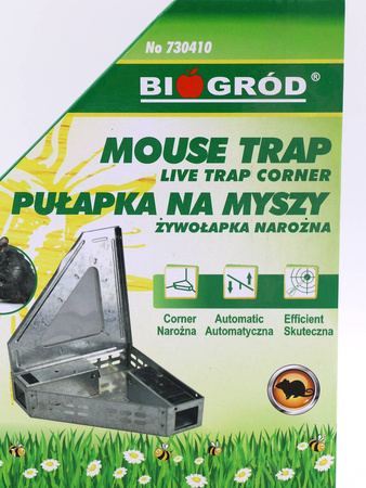 Pułapka Żywołapka Na Myszy – Metalowa Narożna – Biogród