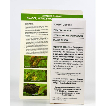 Topsin M 500 SC – Zwalcza Choroby Roślin – 100 ml Target