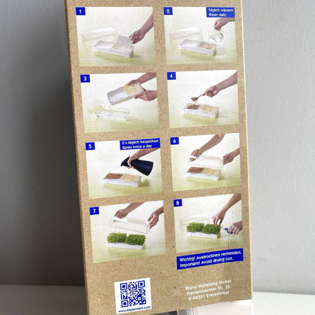 Pojemnik Do Uprawy Mikrolistków + Pady + Nasiona – Kiepenkerl