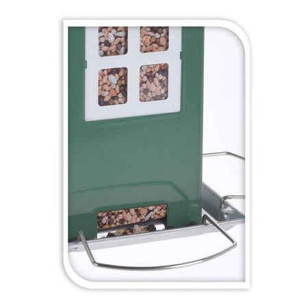 Karmnik Dla Ptaków – Metalowy Zielony Domek – ProGarden