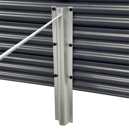 Warzywniak – podwyższona grządka – brąz GPPS – Vegano – 150 x 75 x 30 cm