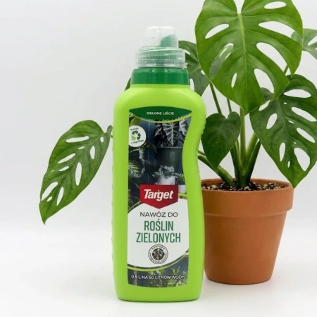 Nawóz do roślin zielonych w płynie – poprawia kolor liści – 0,5 l Target