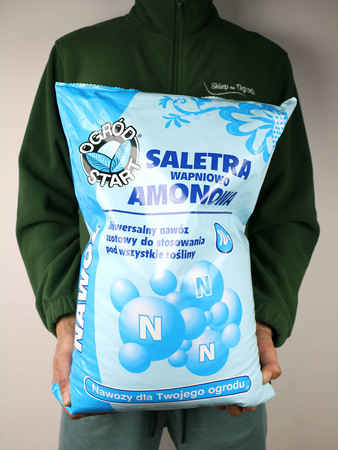 Saletra wapniowo-amonowa – nawóz do warzyw, trawników i drzew owocowych – 10 kg Ogród Start