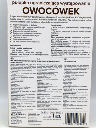 Pułapka Feromonowa – Na Owocówkę – 1 szt. Agrecol