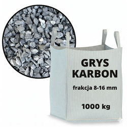 Grys karbon do ogrodu 8-16 mm 1000 kg – Sand Kruszywa