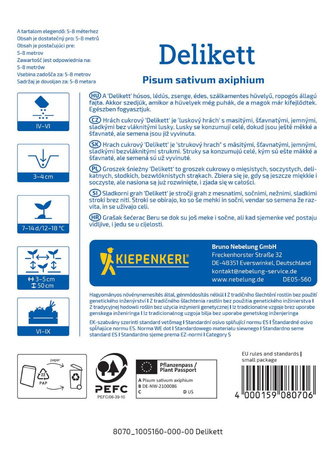 Groch Cukrowy 'Delikett' – Kiepenkerl