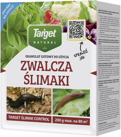 Ślimak Control – Naturalny Granulat Na Ślimaki – 200 g Target