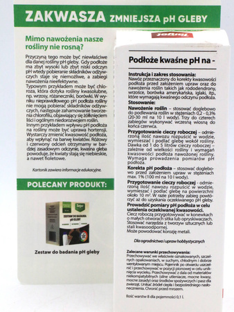Podłoże pH- – Zakwasza i Zmniejsza pH Gleby – 100 ml Target