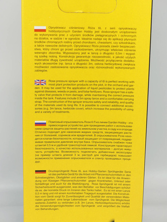 Opryskiwacz – Róża 6 Llitrów – Kwazar