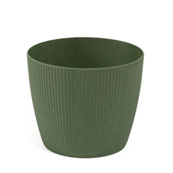 Osłonka Doniczka Ø300 mm Magnolia Eco Wood Jumper – Zielony Leśny – Lamela