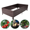 Warzywniak – podwyższona grządka – brąz 150 x 75 x 30 cm Vegano