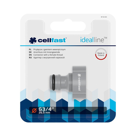 Przyłącze Z Gwintem Wewnętrznym 3/4'' – 50-655 Cellfast