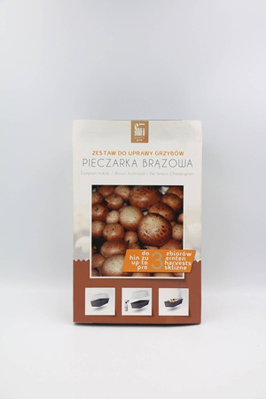 Pieczarka Brązowa – Zestaw Do Uprawy Grzybów – 3 l Exotic Grow Planto