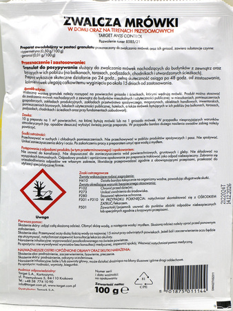 Ants Control – Granulat Na Mrówki – 100 g Target Saszetka