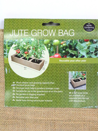 Jutowa Torba Do Upraw Roślin – 1 szt. Garland