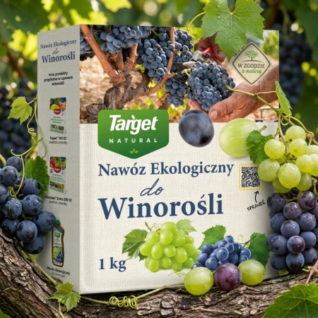 Ekologiczny nawóz do winorośli wspierający plonowanie i rozwój korzeni – 1 kg Target