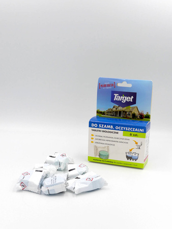 Tabletki Biologiczne Do Szamba i Oczyszczalni – 6 szt. Target