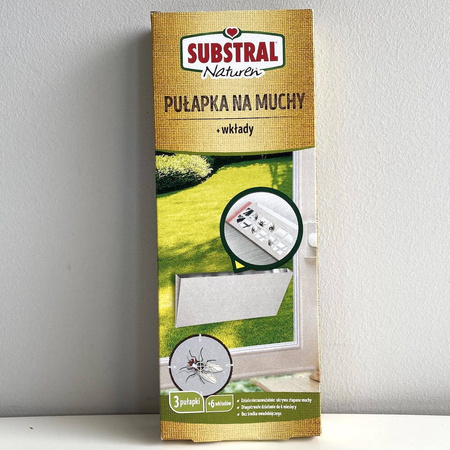 Pułapka Lepowa Na Muchy – Kieszonka – 3 szt. Substral