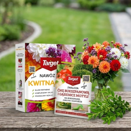Lepinox Plus na ćmę bukszpanową – 10 g Target+ Nawóz do kwitnących – 1 kg Target (ZESTAW)
