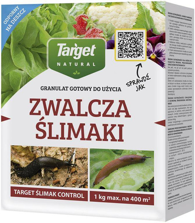 Ślimak Control – Naturalny Granulat Na Ślimaki – 1 kg Target