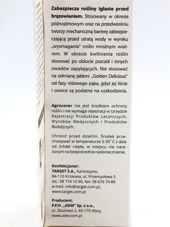 Agrocover na szkodniki roślin domowych – mszyce, przędziorki, miseczniki, mączniki, wciornastki – 50 m l Target
