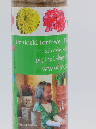 Doniczki Torfowe Okrągłe Ø6 cm – 20 szt.