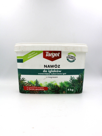 Nawóz do iglaków wzmacniający wybarwienie igieł z magnezem – 4 kg Target