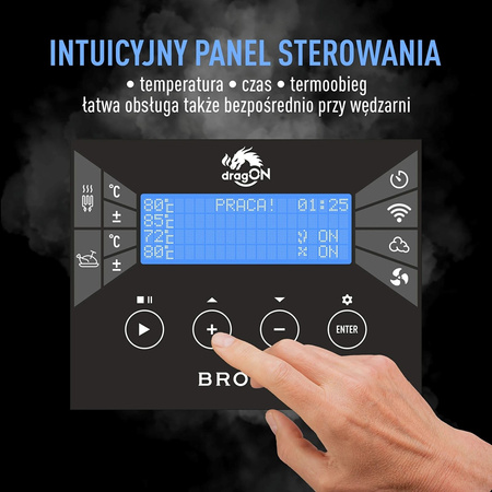 Modułowa wędzarnia sklejkowa 320L IQ z kółkami Browin