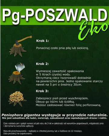 Grzybnia Do Usuwania Pni i Kompostowania Pg-Poszwald Eko