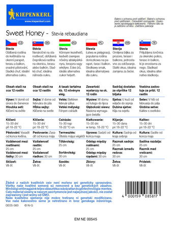 Stewia 'Sweet Honey' – Nasiona – Kiepenkerl