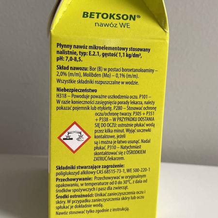 Betokson – Nawóz Wspomagający Zawiązywanie Owoców – 50 ml Agropak