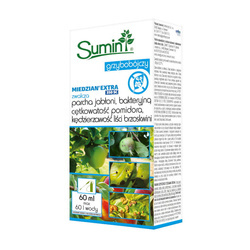 Miedzian Extra 350 SC - na choroby warzyw i drzew owocowych 60 ml