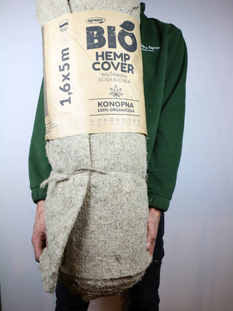 Włóknina Do Ściółkowania BIO Hemp Cover – 1,6x5 m Agrimpex