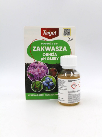 Podłoże pH- – Zakwasza i Zmniejsza pH Gleby – 100 ml Target