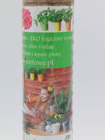 Doniczki Torfowe Okrągłe Ø6 cm – 20 szt.