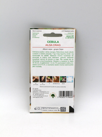 Cebula cukrowa ‘Ailsa Craig’ – 2 g Legutko