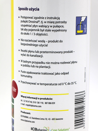 Płyn wabiący – Do Pułapki – 1 l Drosinal