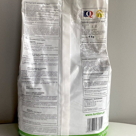 Nawóz Naturalny Z Wełną Owczą – Uniwersalny – 4 kg Fertilan L