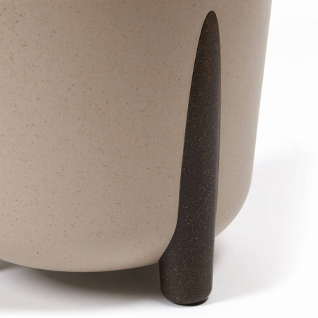 Osłonka Doniczka Ø300 mm Frida – Czarna – Lamela